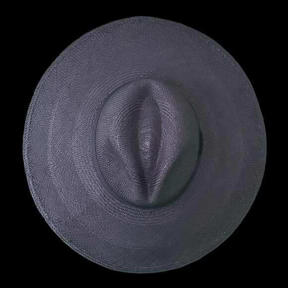 M.A.M.A. - Yacht Women\'s Black Straw Hat, Black Ribbon main image 4